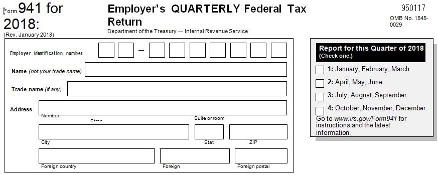 941 Payroll Tax Return