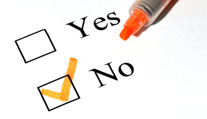 Yes or no checkbox